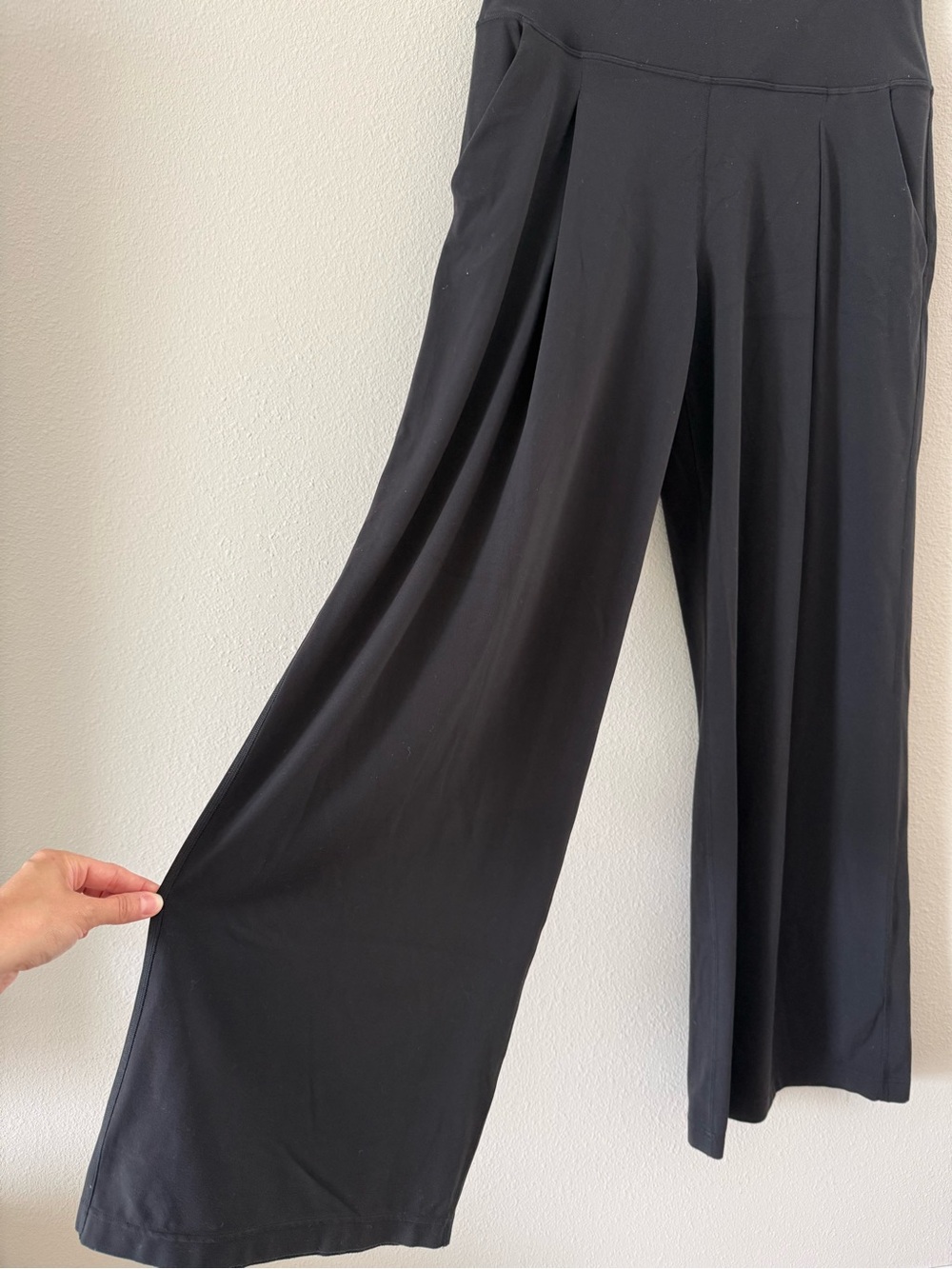 Lululemon Align Black Palazzo Pant Wide Leg Black Size 8 - Picture 4 of 5